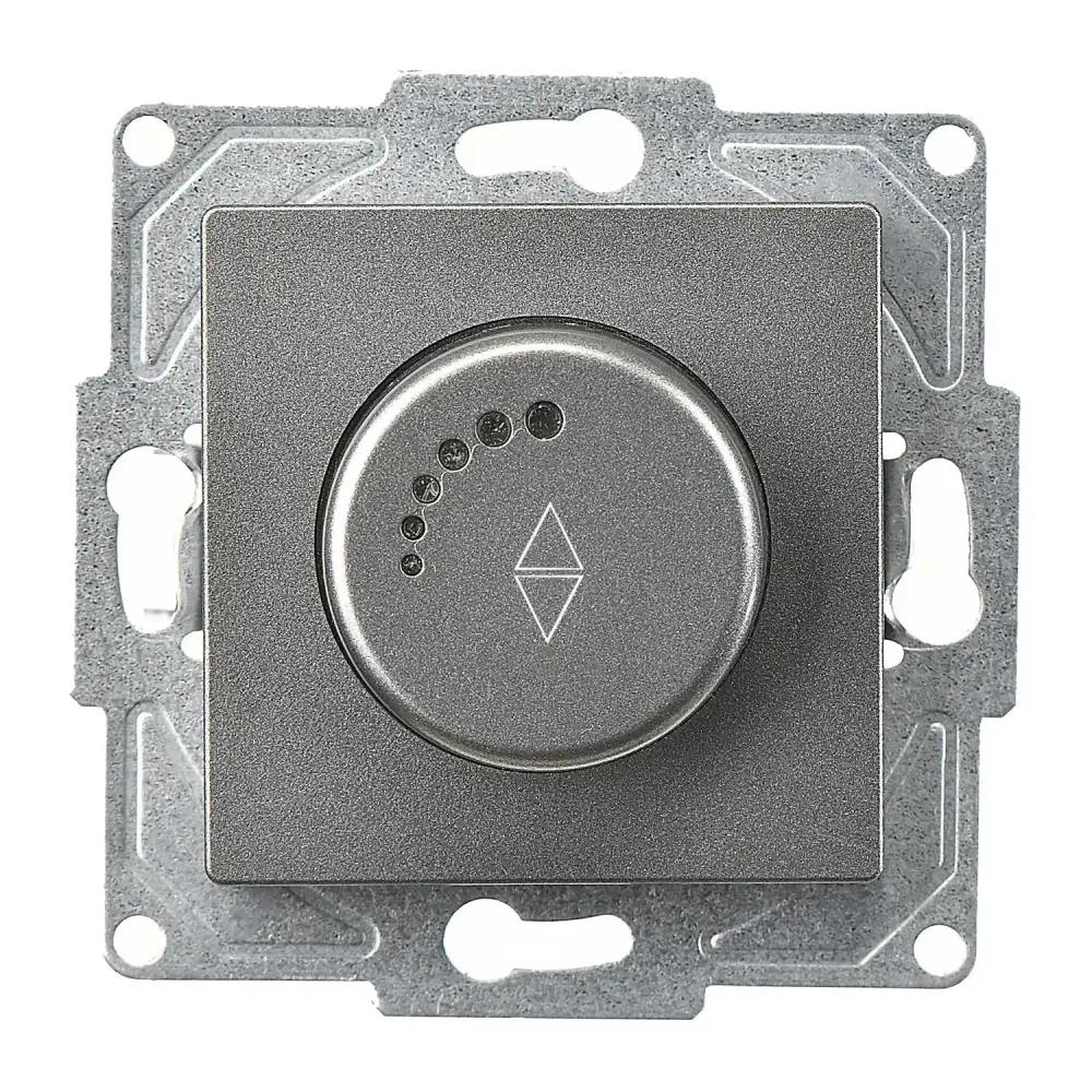2 Way Dimmer, 600 VA, Smoked Gray - Günsan
