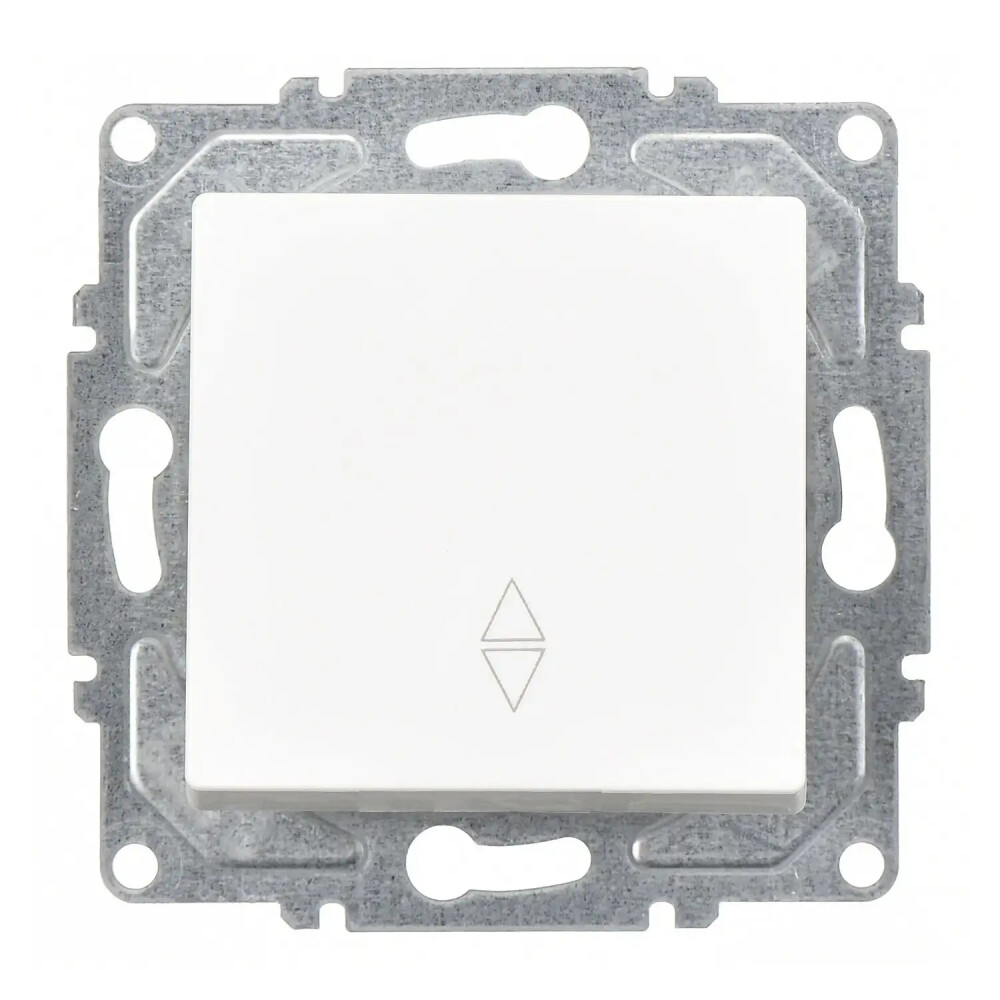 2 Way Switch, White, (w/o Screw) - Günsan Elektrik