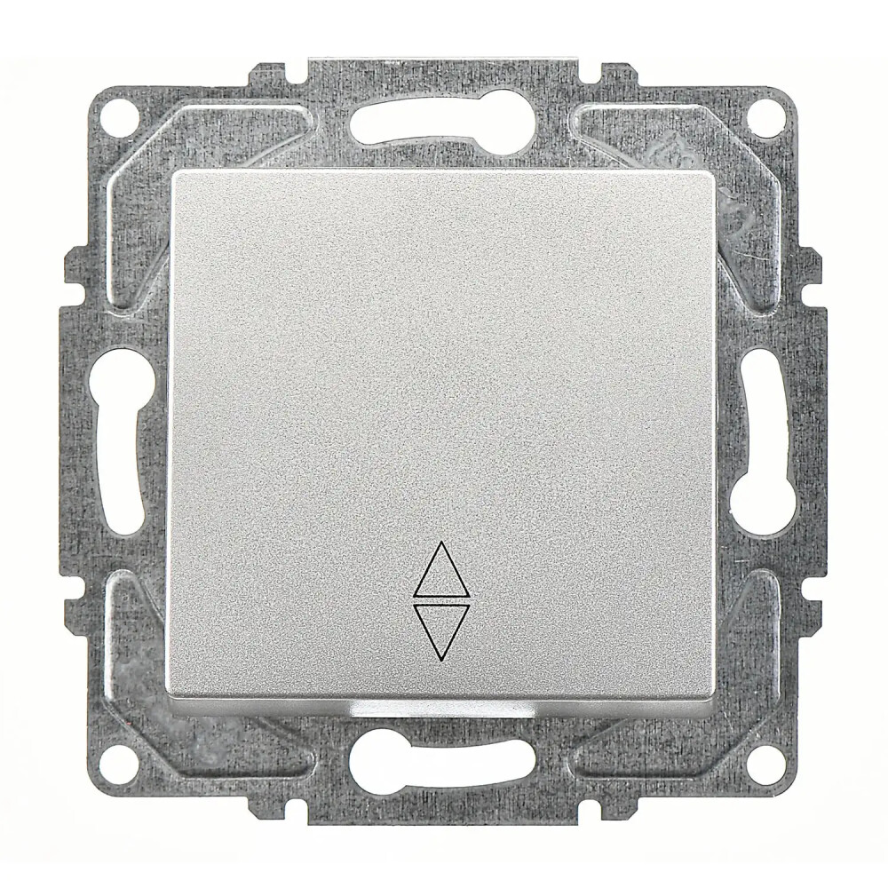 2 Way Switch, Silver, (w/o Screw) - Günsan Elektrik