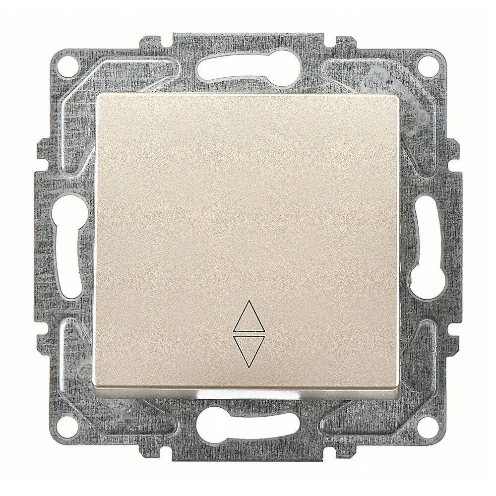 2 Way Switch, M.Beige, (w/o Screw) - Günsan Elektrik