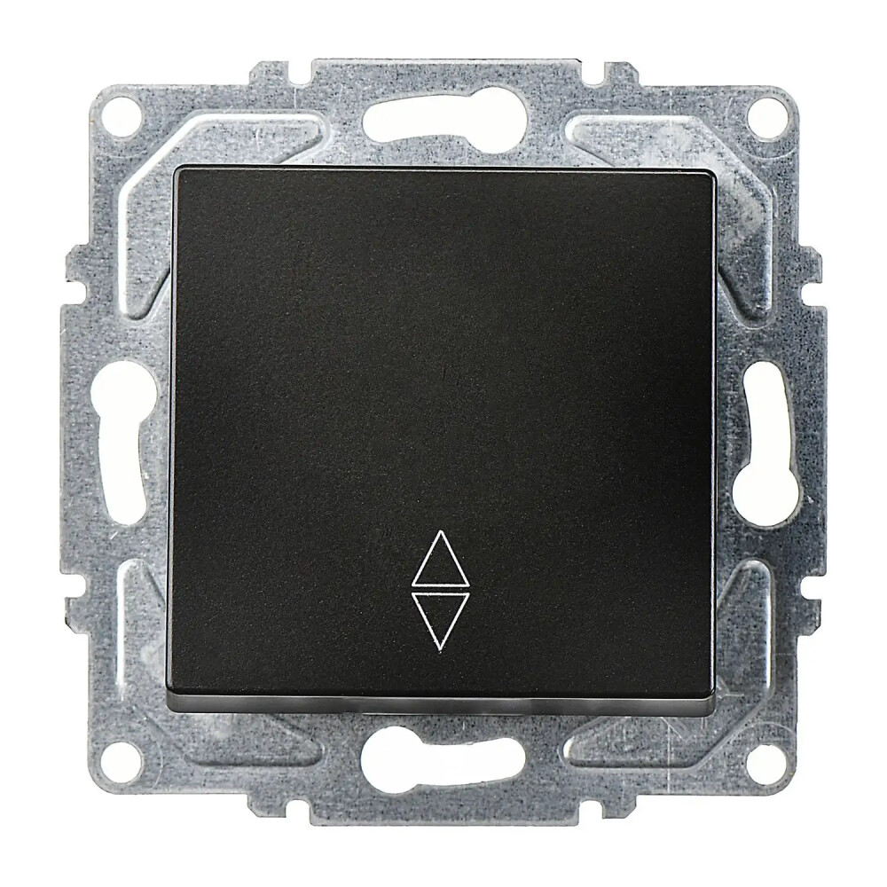 2 Way Switch, M.Black, (w/o Screw) - Günsan Elektrik