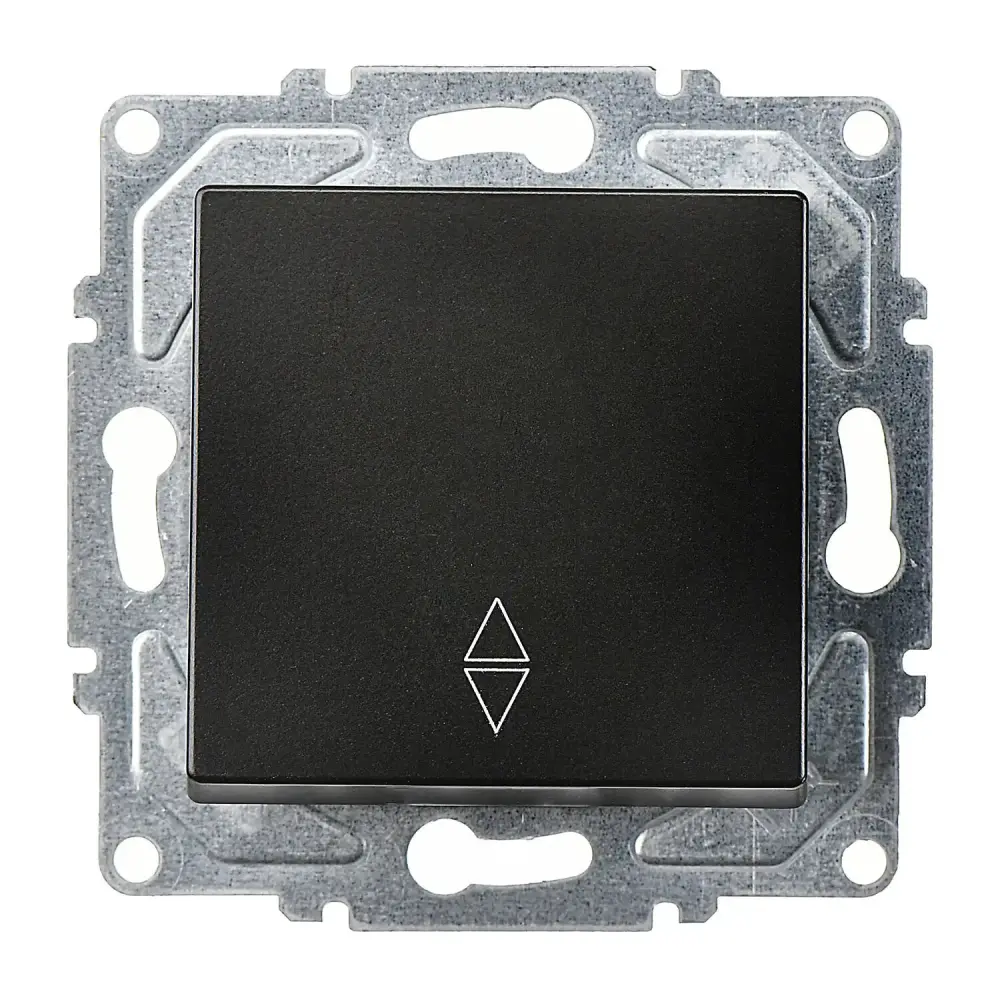 Eqona / Radius / Neoline Vavien, Metalik Siyah (Mekanizma + Tuş/Kapak) 