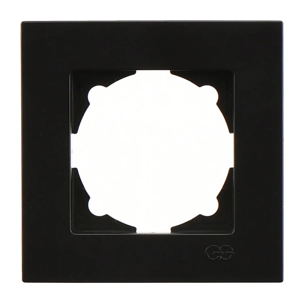 Eqona Tekli Çerçeve, Metalik Siyah - Günsan Elektrik