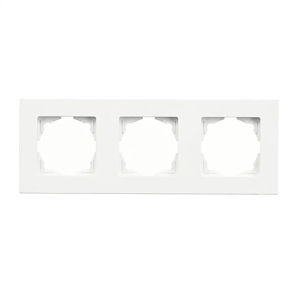 3 Gang Frame, White - Günsan