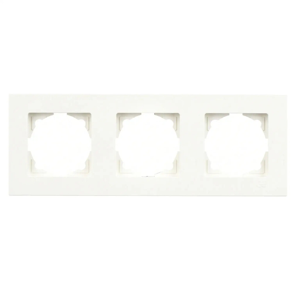 Eqona Üçlü Çerçeve, Fildişi Beyazı - Günsan