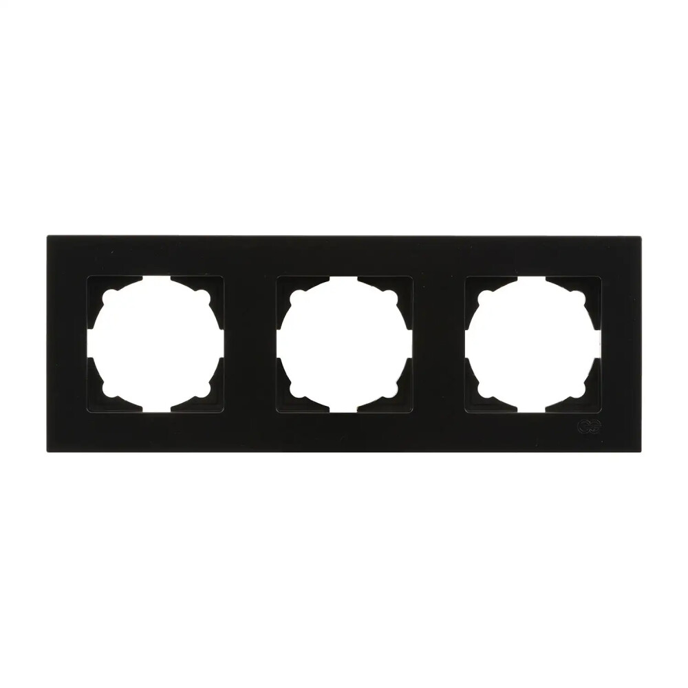 Eqona Üçlü Çerçeve, Metalik Siyah - Günsan