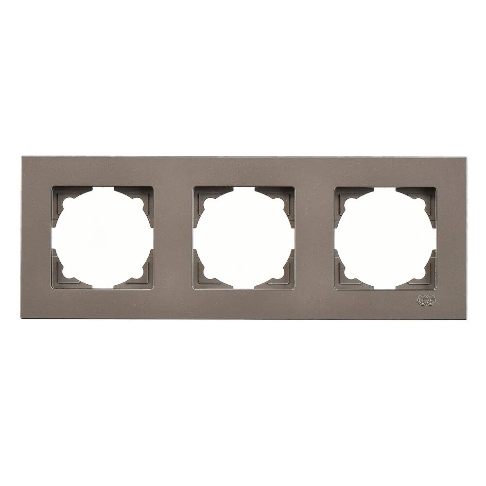 Eqona Üçlü Çerçeve, Mocha - Günsan Elektrik