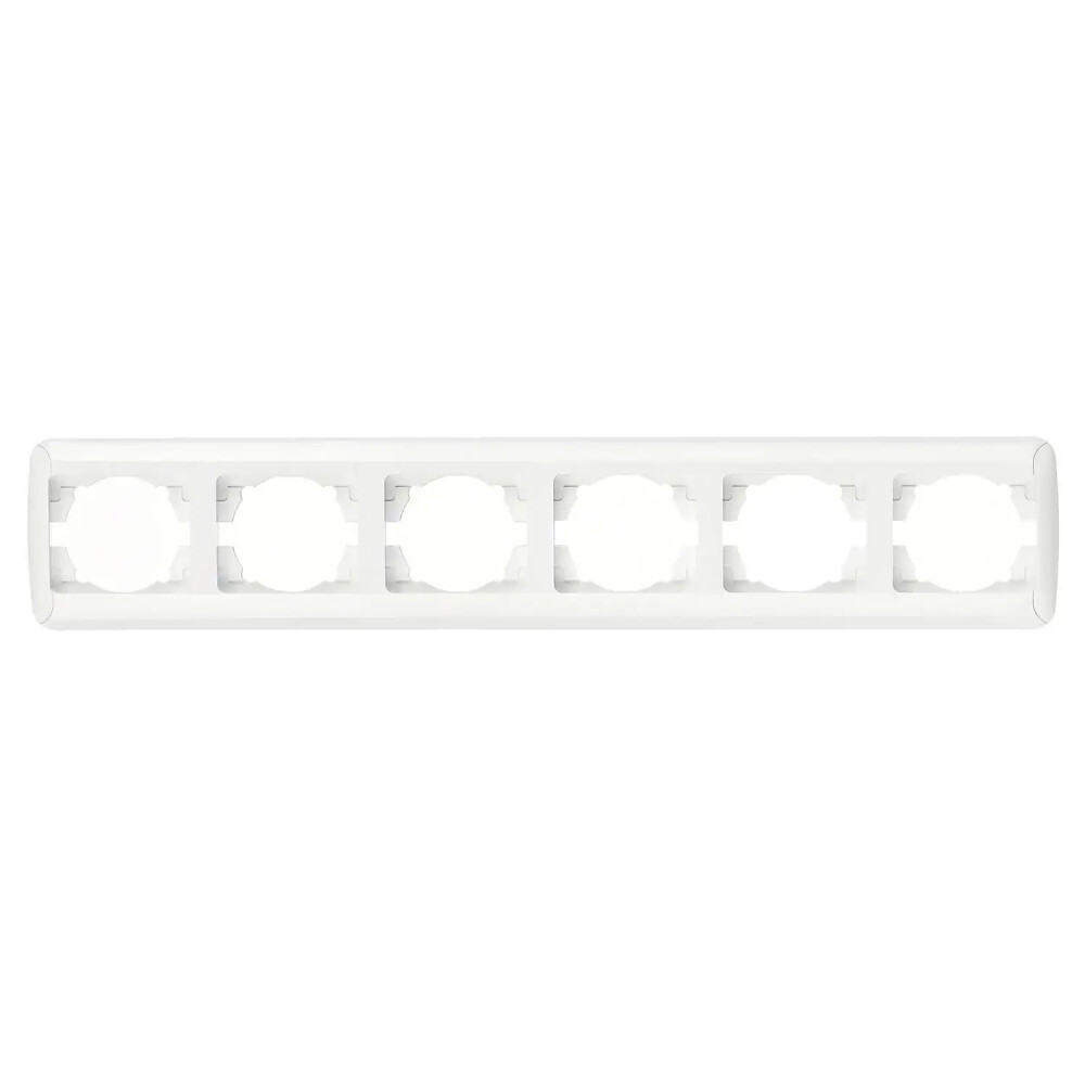 Fantasy Altılı Çerçeve (Yatay), Beyaz - Günsan Elektrik