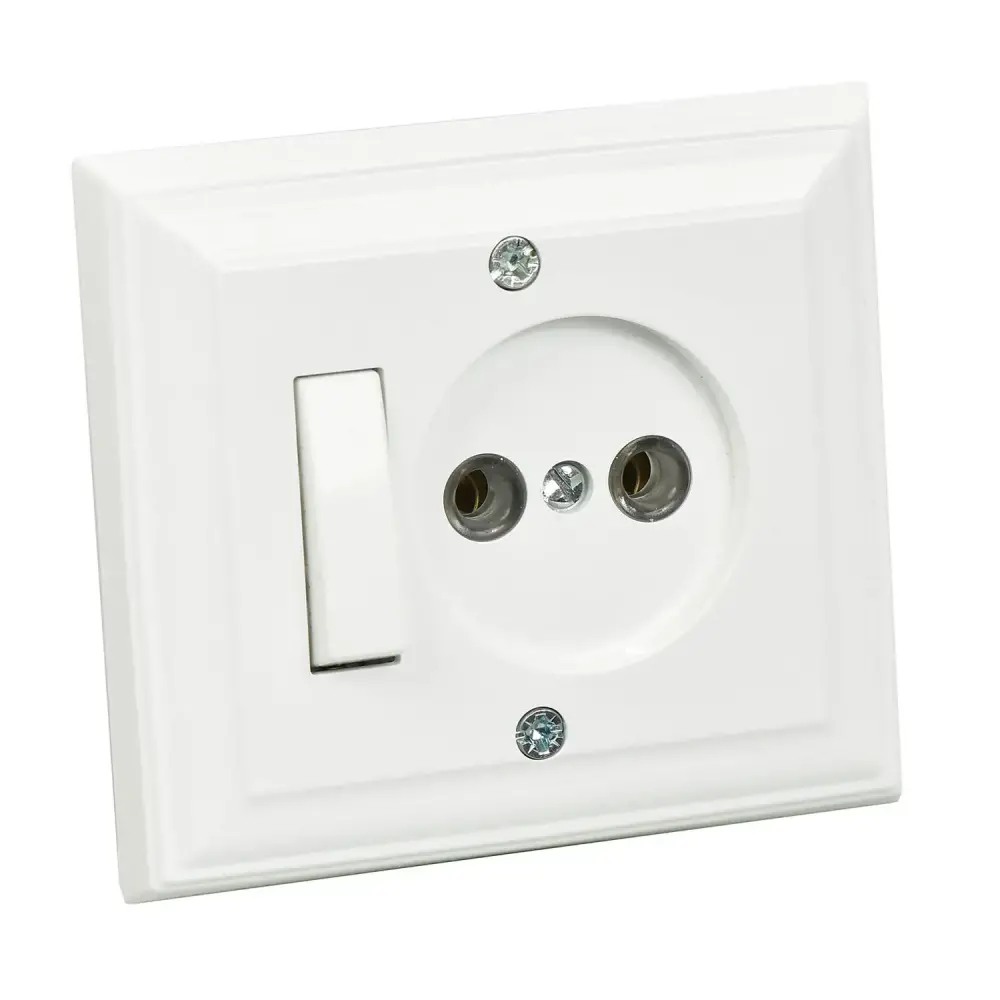 Fantasy Anahtarlı Priz, Beyaz - 1