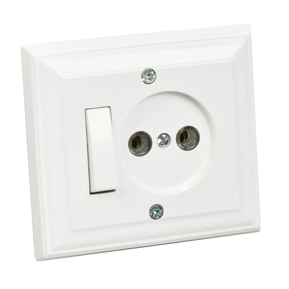 Fantasy Anahtarlı Priz, Beyaz - Günsan Elektrik