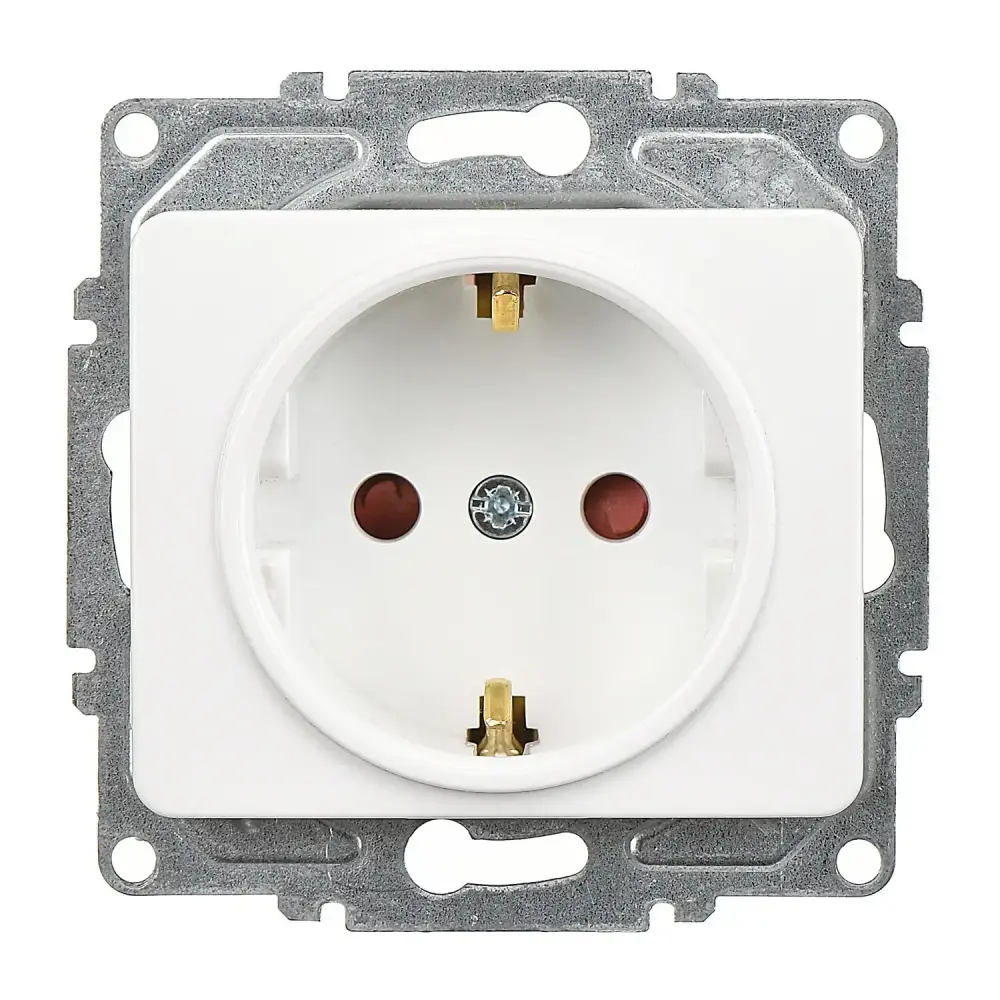 Fantasy Çocuk Korumalı Topraklı Priz (klipsli), Beyaz (Mekanizma + Tuş/Kapak) 