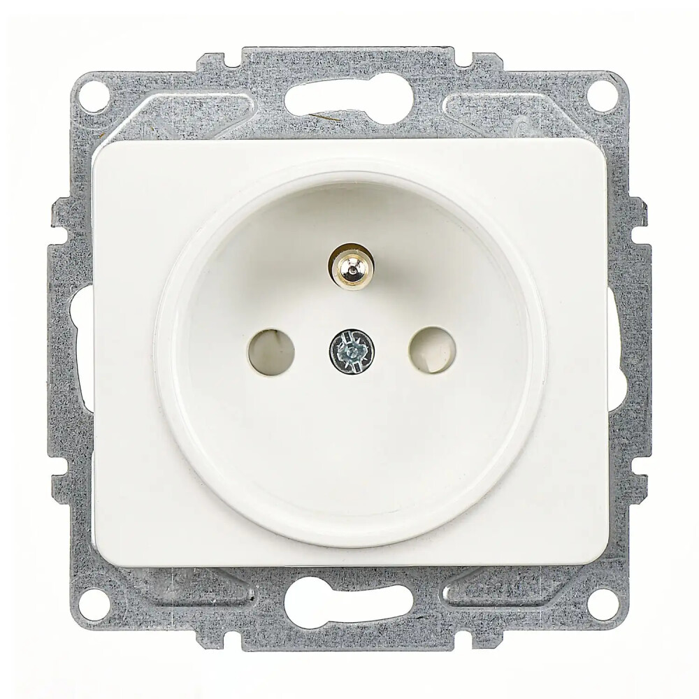 Fantasy Çocuk Korumalı UPS Priz (klipsli), Beyaz (Mekanizma + Tuş/Kapak) - Günsan Elektrik