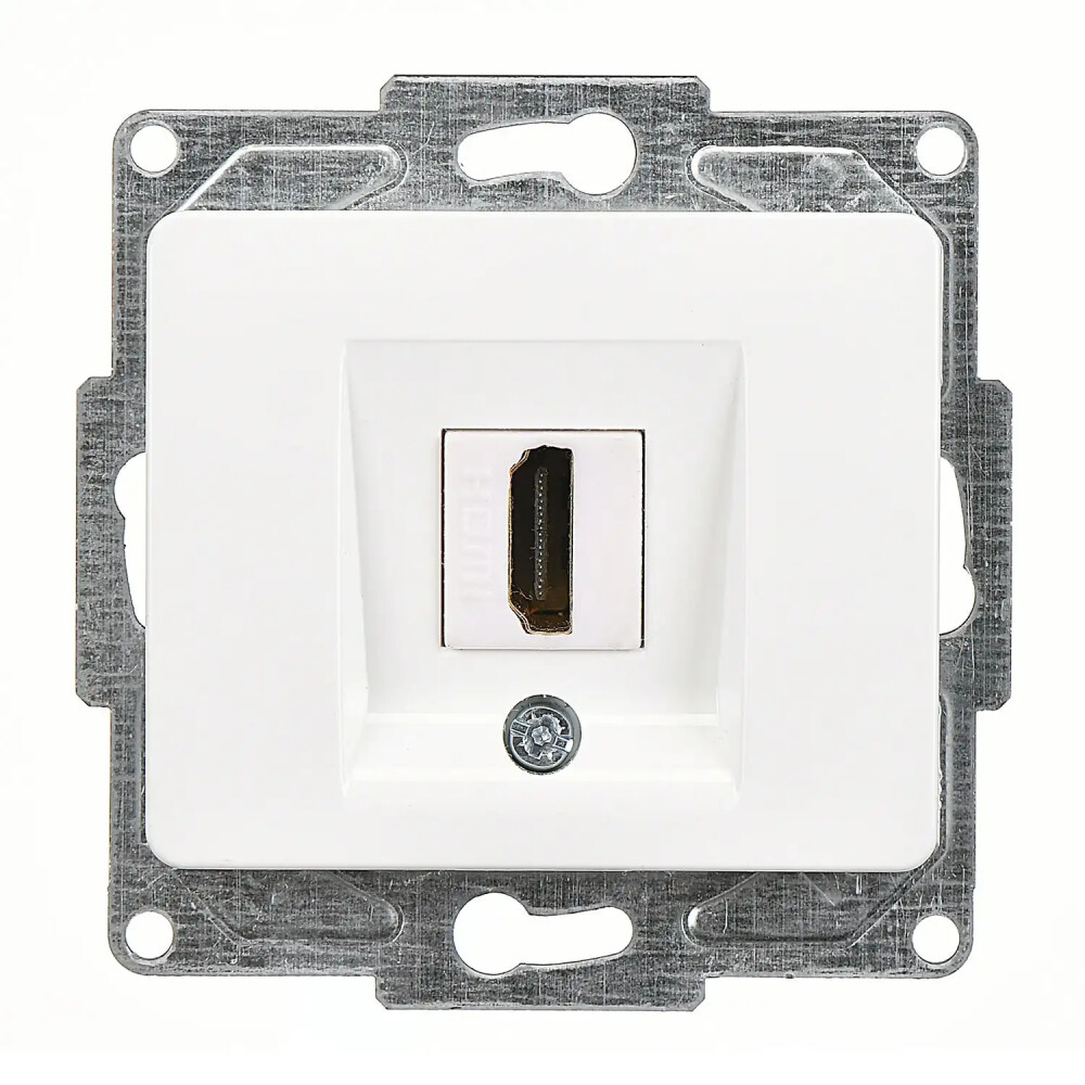 Fantasy HDMI Prizi, Beyaz (Mekanizma + Tuş/Kapak) - Günsan Elektrik