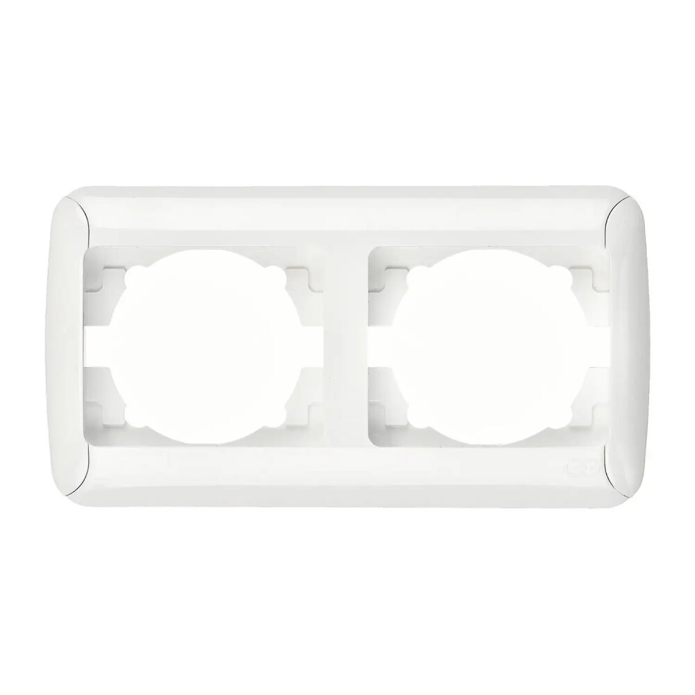 Fantasy İkili Çerçeve (Yatay), Beyaz - Günsan Elektrik