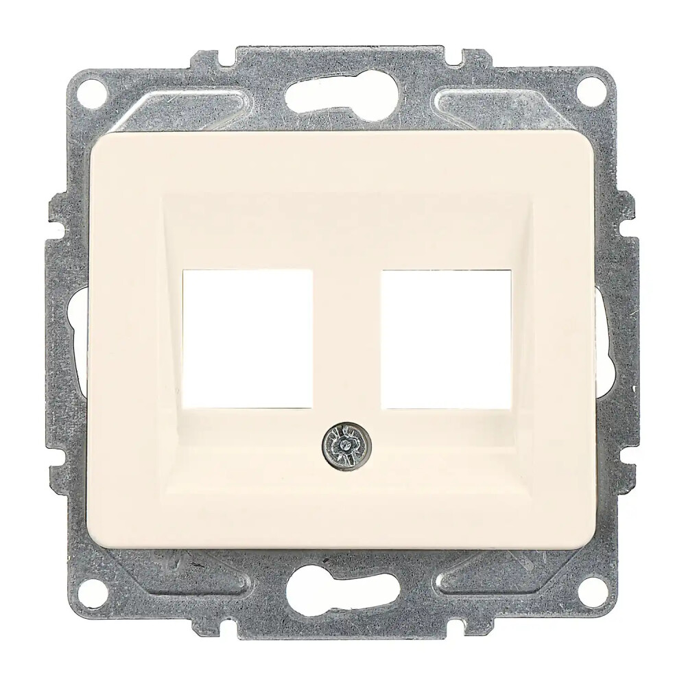 Fantasy İkili Data Prizi (Jaksız), Krem (Mekanizma + Tuş/Kapak) - Günsan Elektrik