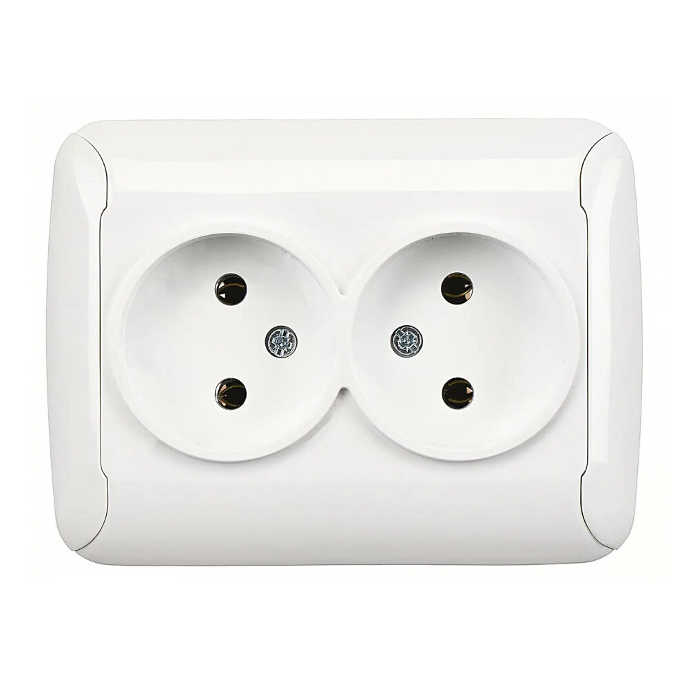 Fantasy İkili Priz, Beyaz - Günsan Elektrik