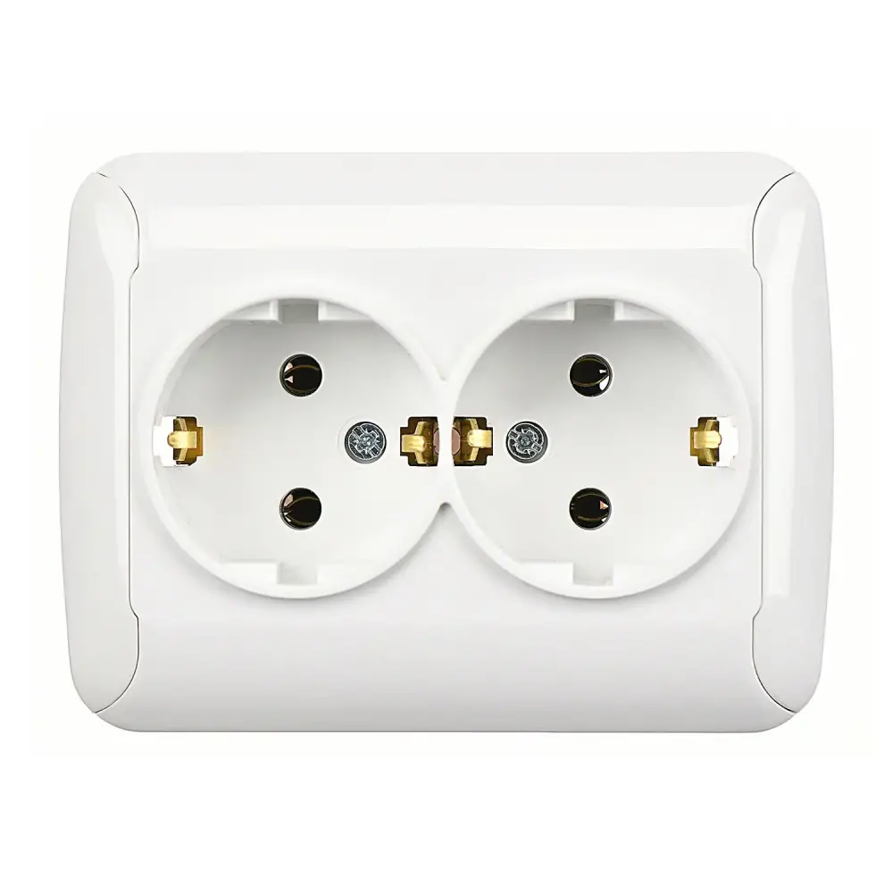 Fantasy İkili Topraklı Priz, Beyaz - 1