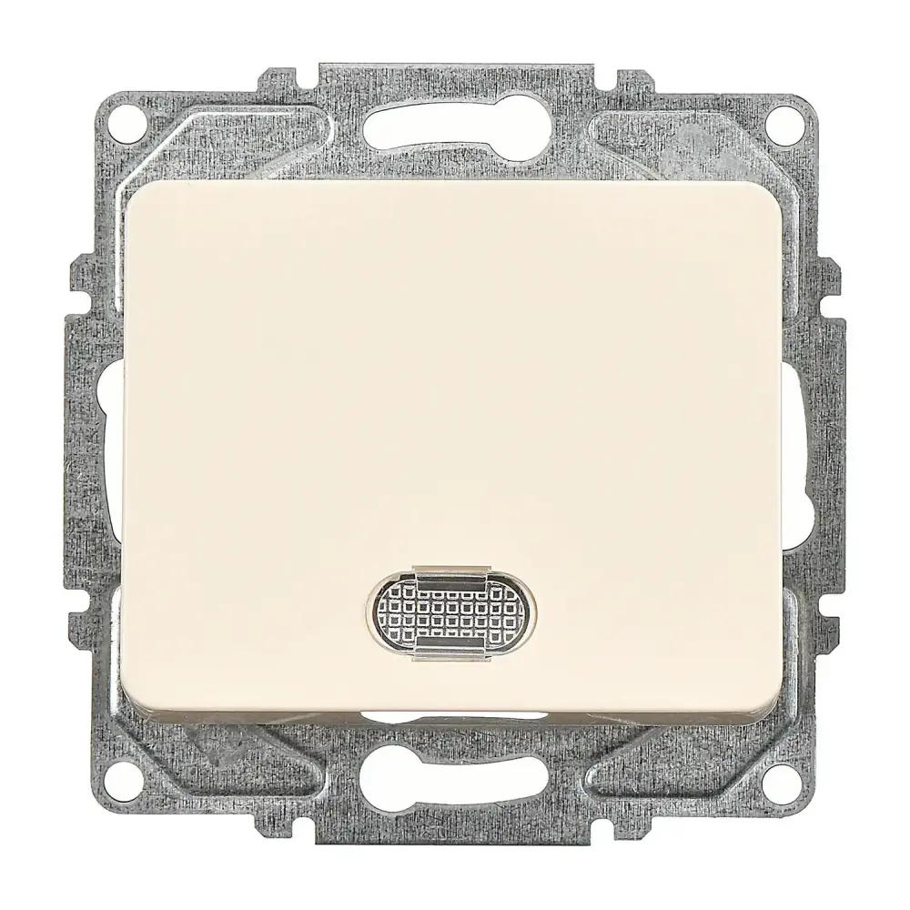 Fantasy Işıklı Anahtar (klipsli), Krem (Mekanizma + Tuş/Kapak) - 1