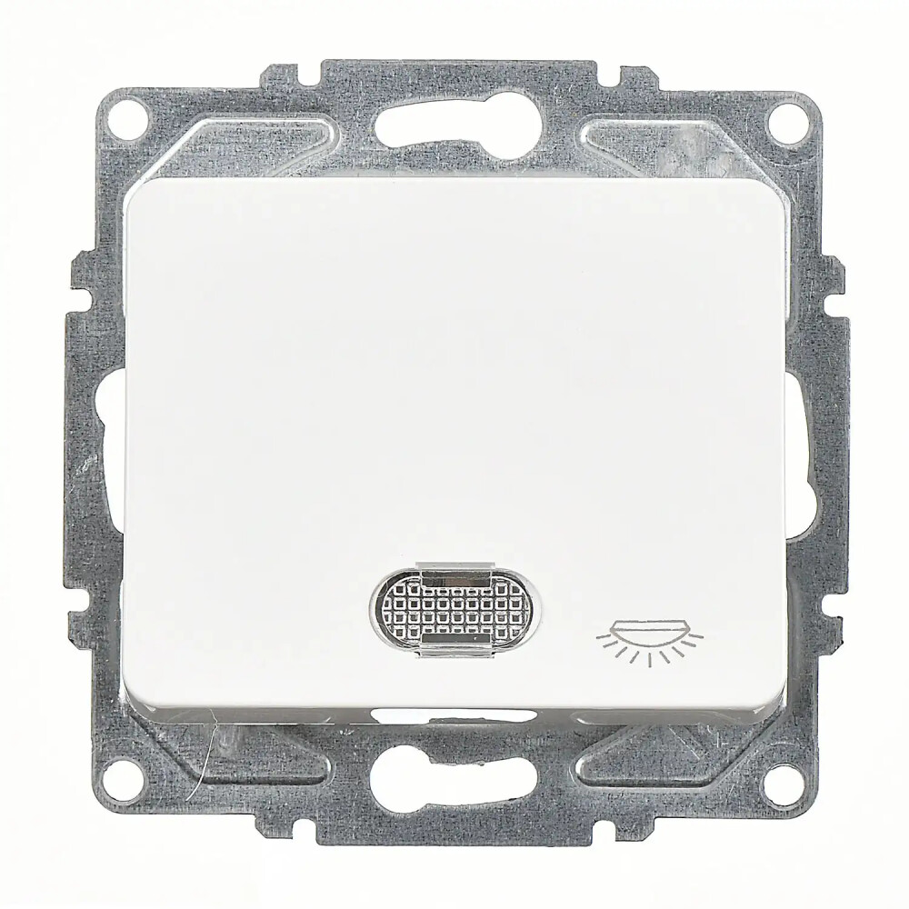 Fantasy Işıklı Liht (klipsli), Beyaz (Mekanizma + Tuş/Kapak) - Günsan Elektrik