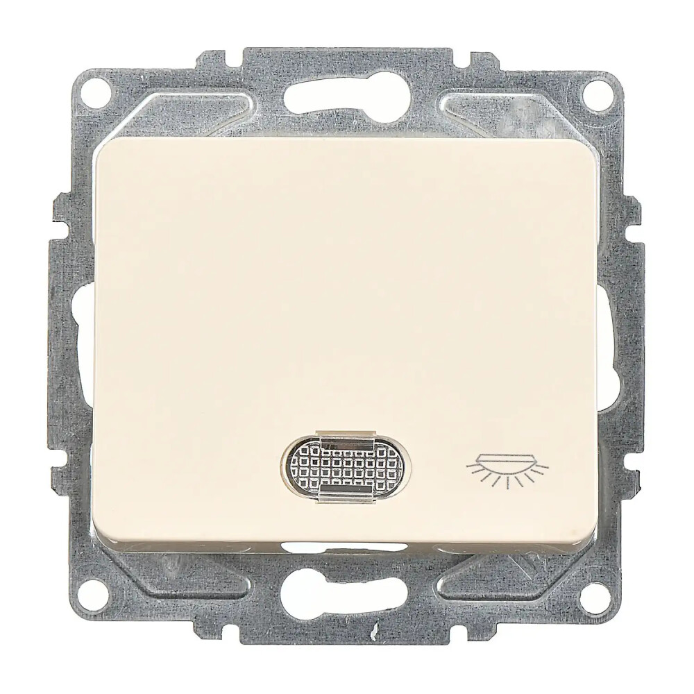 Fantasy Işıklı Liht, Krem (Mekanizma + Tuş/Kapak) - Günsan Elektrik