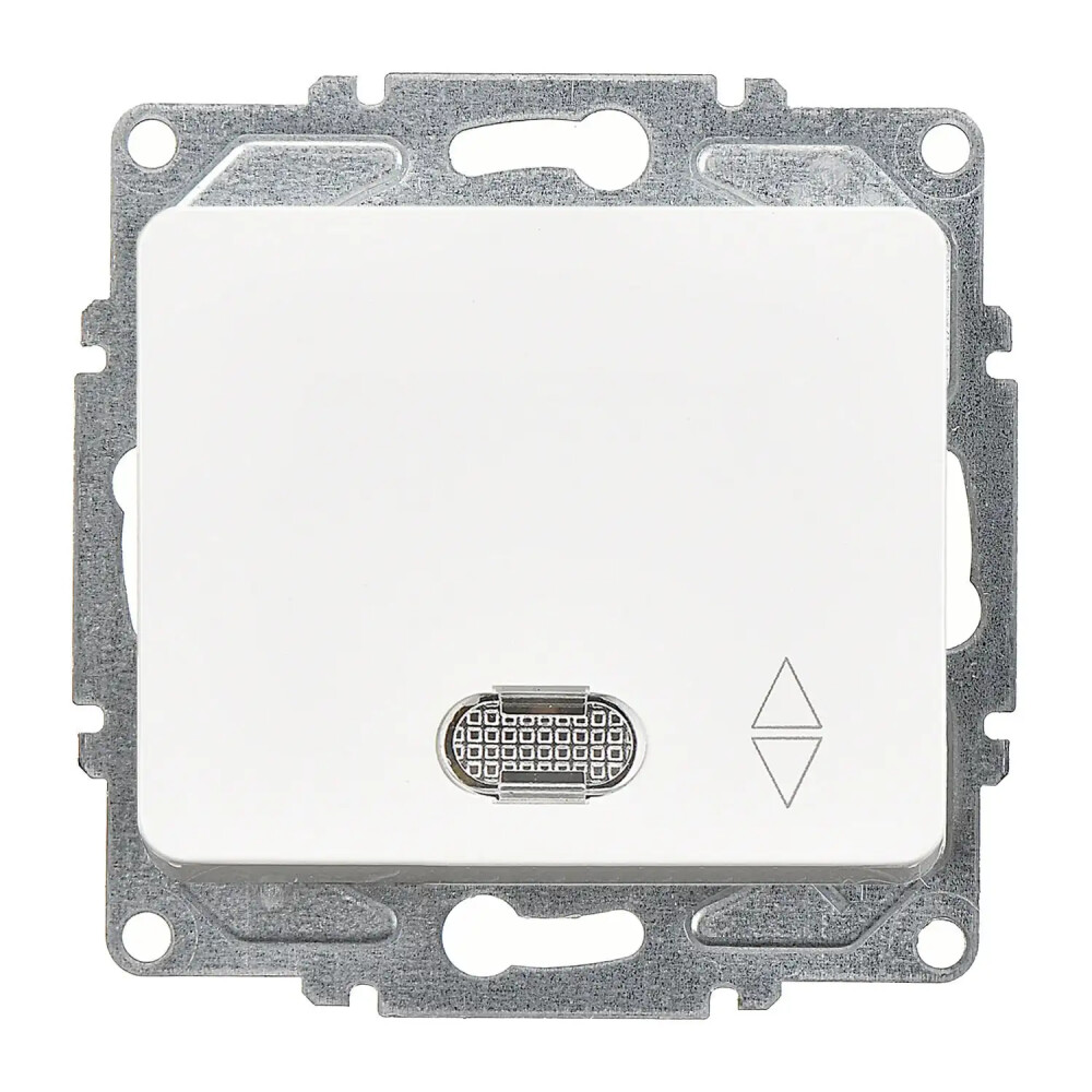 Fantasy Işıklı Vavien (klipsli), Beyaz (Mekanizma + Tuş/Kapak) - Günsan Elektrik