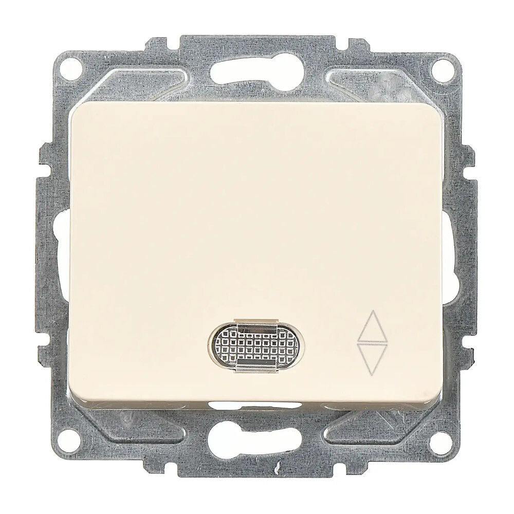 Fantasy Işıklı Vavien, Krem (Mekanizma + Tuş/Kapak) - Günsan Elektrik