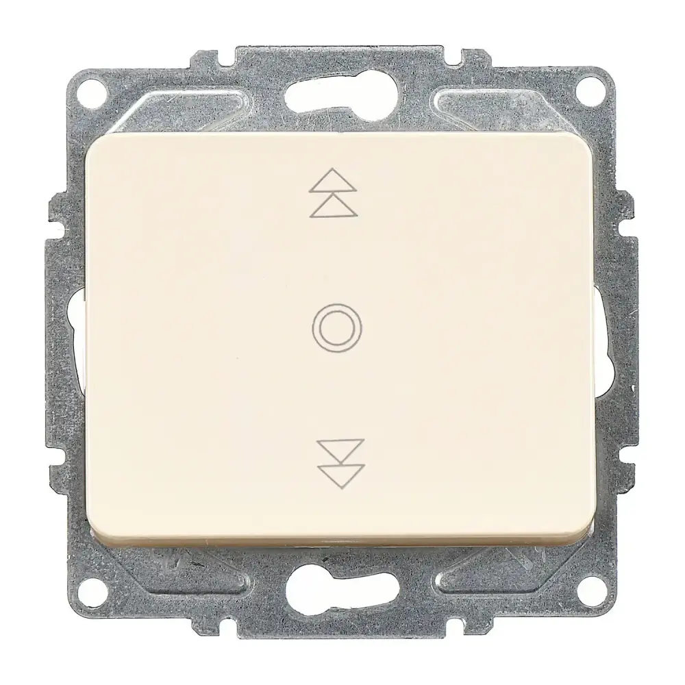 Fantasy Jaluzi Kumanda Anahtarı (Tek Düğmeli), Krem (Mekanizma + Tuş/Kapak) - 1