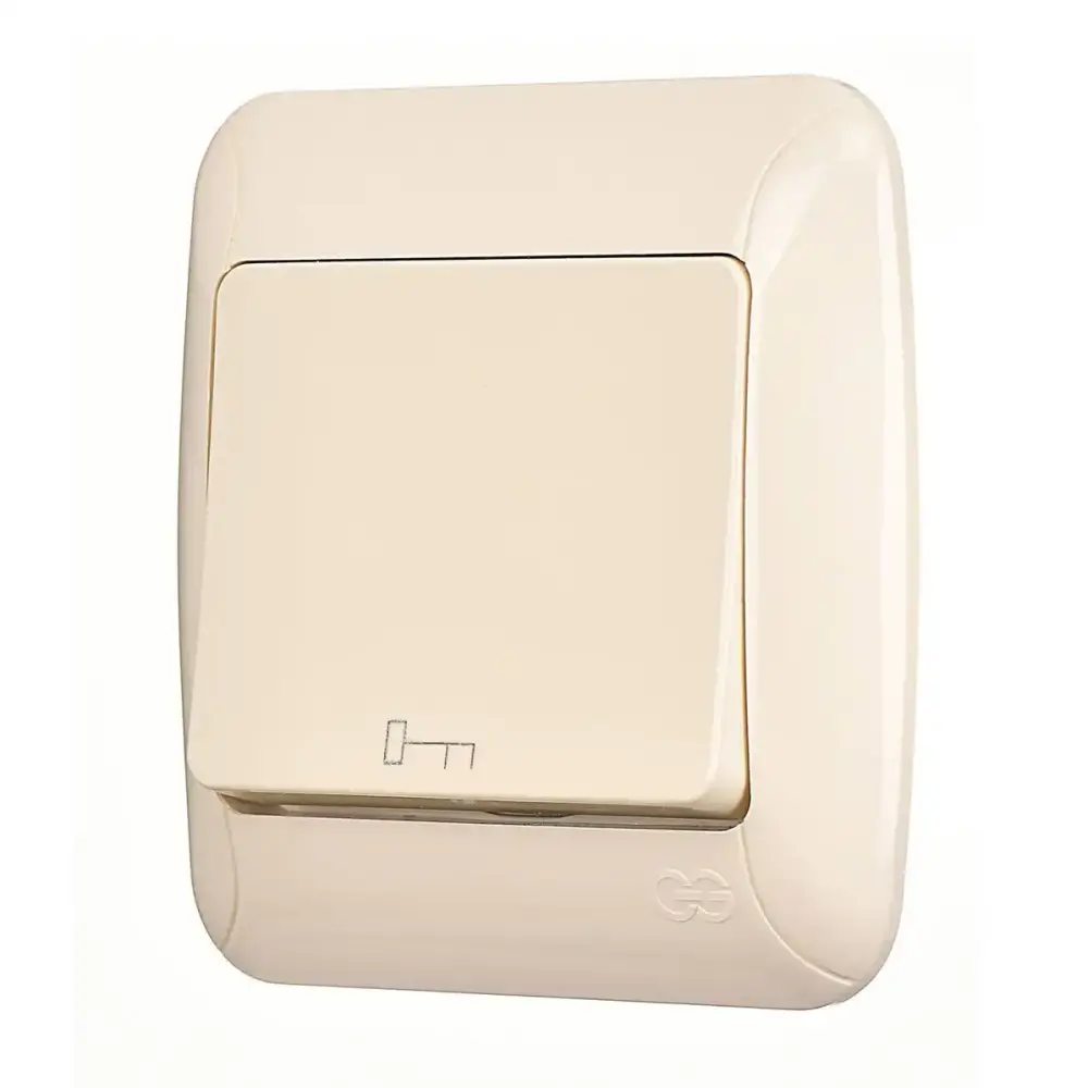 Fantasy Kapı Otomatiği (klipsli), Krem (Mekanizma + Tuş/Kapak) - 2