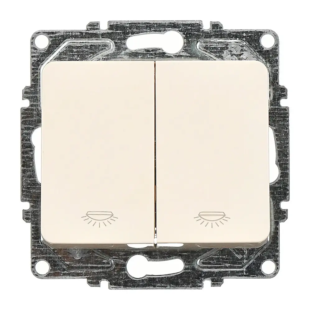 Fantasy Komütatör Liht, Krem (Mekanizma + Tuş/Kapak) 