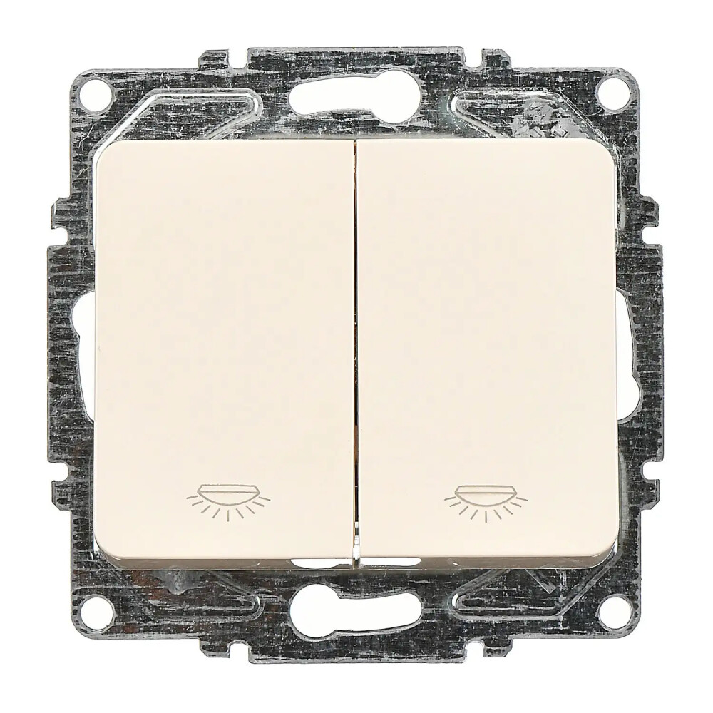 Fantasy Komütatör Liht, Krem (Mekanizma + Tuş/Kapak) - Günsan Elektrik