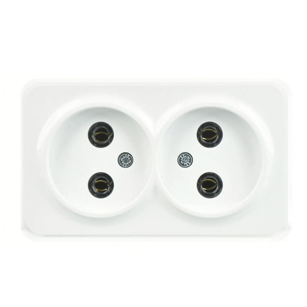 Fantasy Misya İkili Priz, Beyaz - Günsan Elektrik