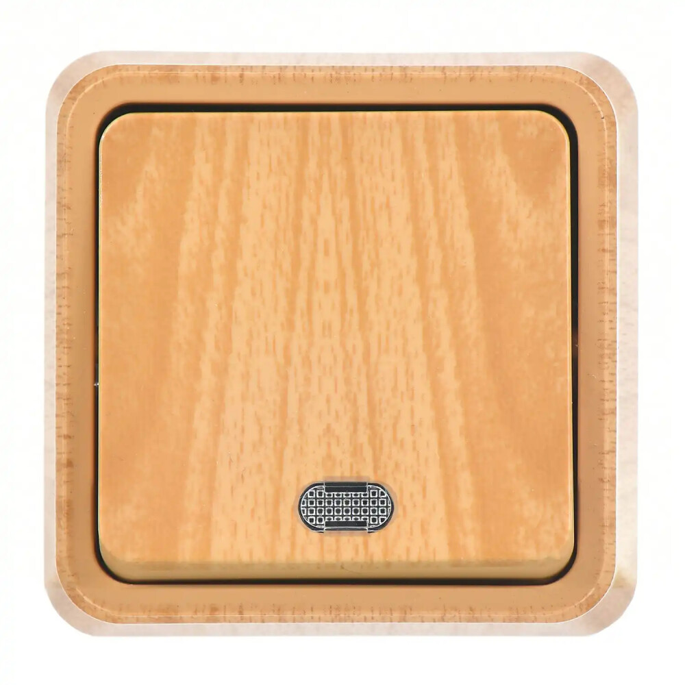 Illuminated Switch, Maple - Günsan Elektrik