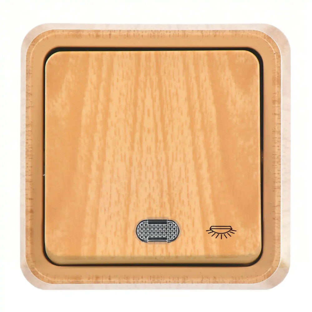 Illuminated Push Button, Maple - Günsan Elektrik