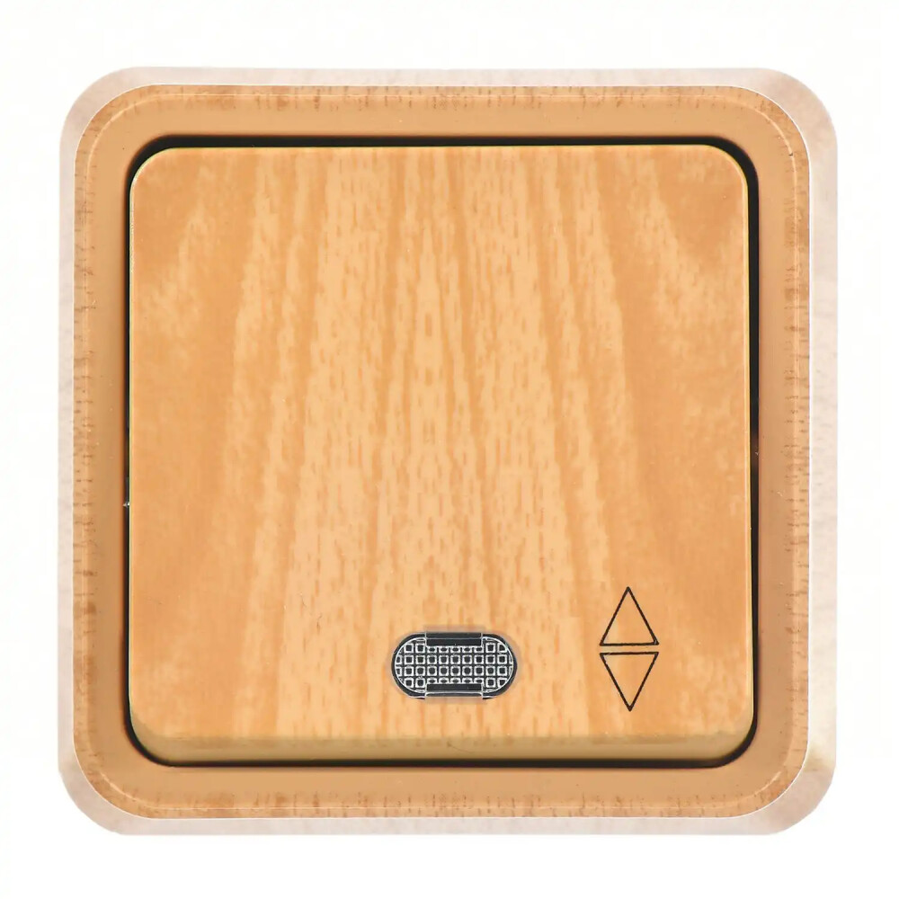 Illuminated 2 Way Switch, Maple - Günsan Elektrik