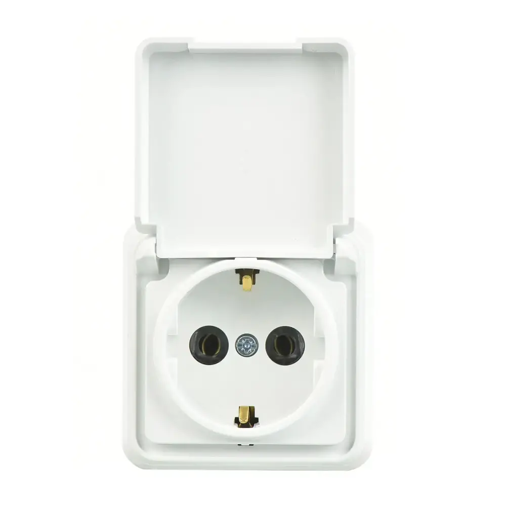 Fantasy Misya Kapaklı Topraklı Priz, Beyaz 