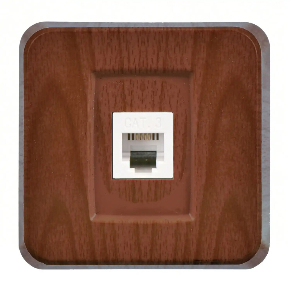 Fantasy Misya Nümeris Telefon Prizi (Cat3), Ceviz - Günsan Elektrik