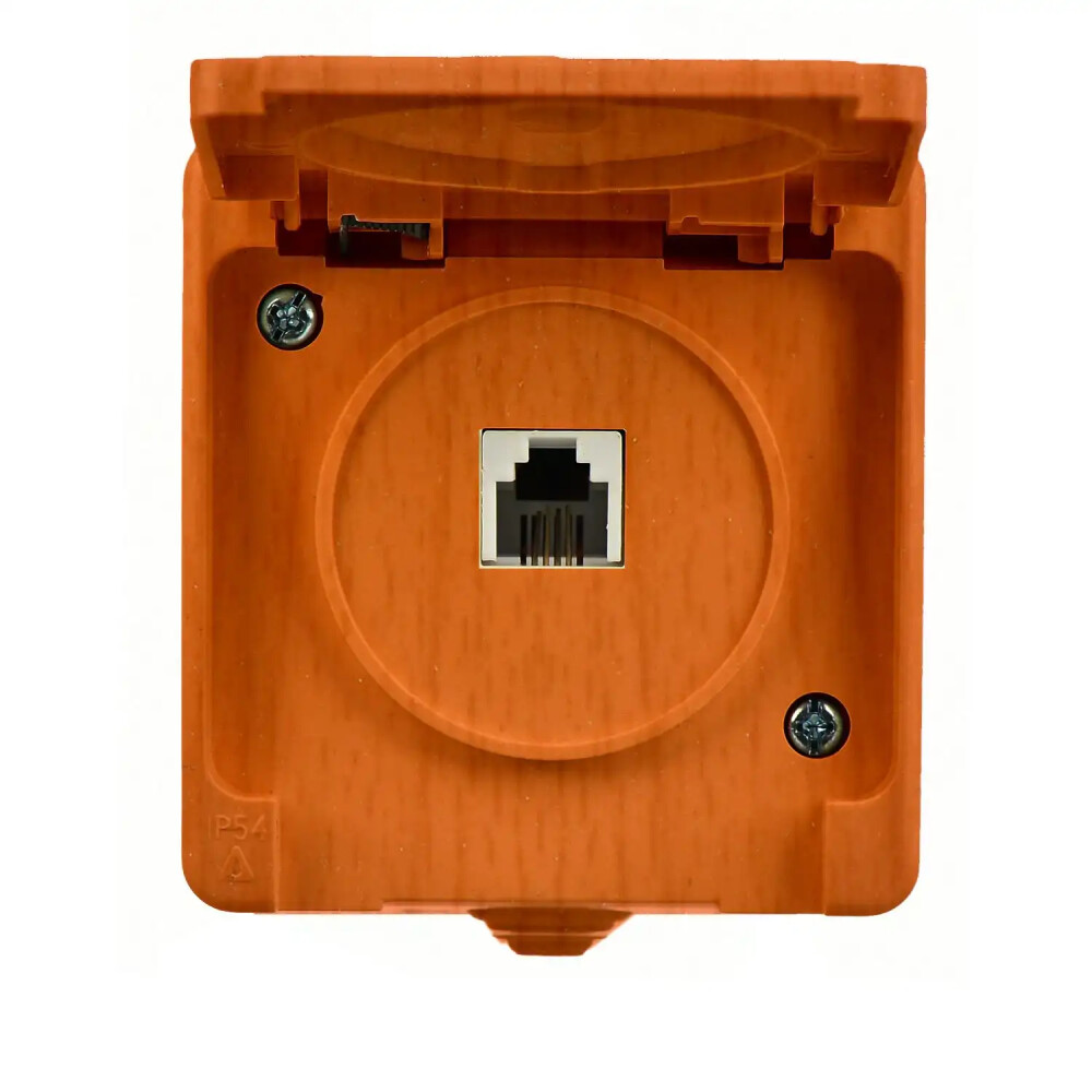 Fantasy Misya Nümeris Telefon Prizi (Cat3), Meşe - Günsan Elektrik