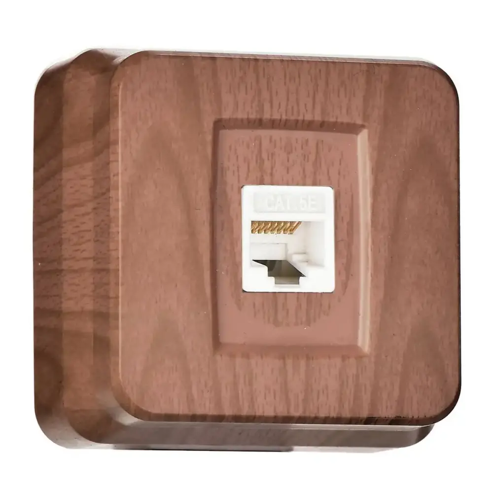 Fantasy Misya Tekli Data Prizi (RJ45 Cat5E), Ceviz - 2