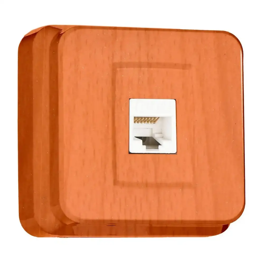 Fantasy Misya Tekli Data Prizi (RJ45 Cat5E), Meşe - 2