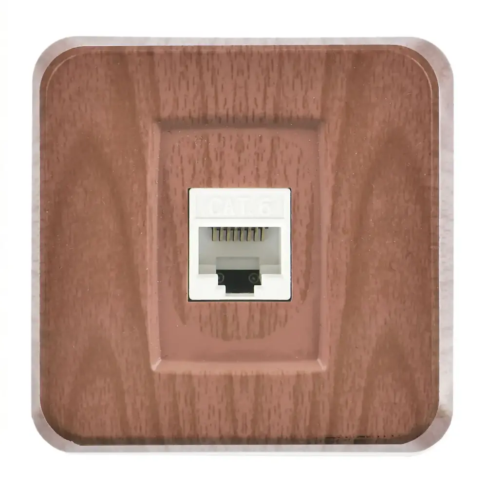 Fantasy Misya Tekli Data Prizi (RJ45 Cat6), Ceviz 