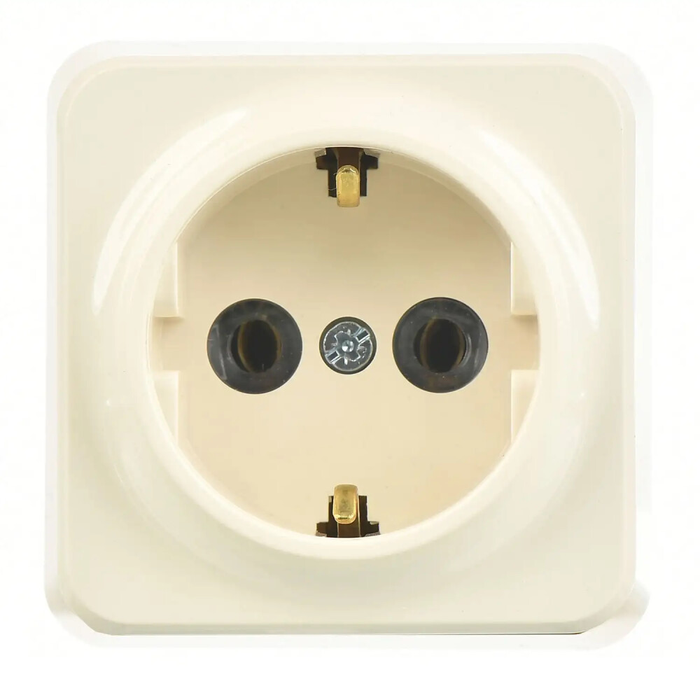 Fantasy Misya Topraklı Priz, Krem - Günsan