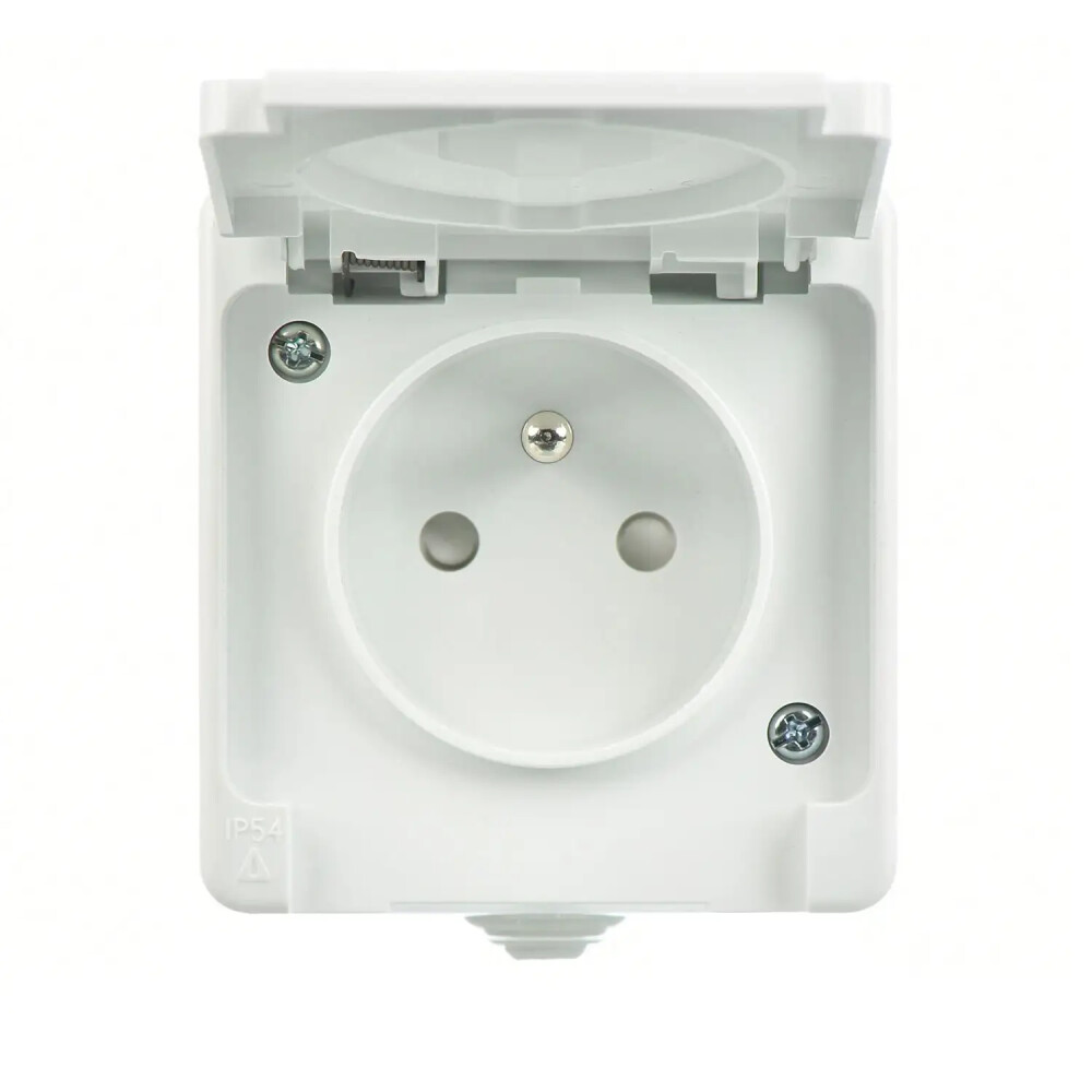 Fantasy Nemliyer Çocuk Korumalı Kapaklı UPS Priz, Beyaz - Günsan Elektrik