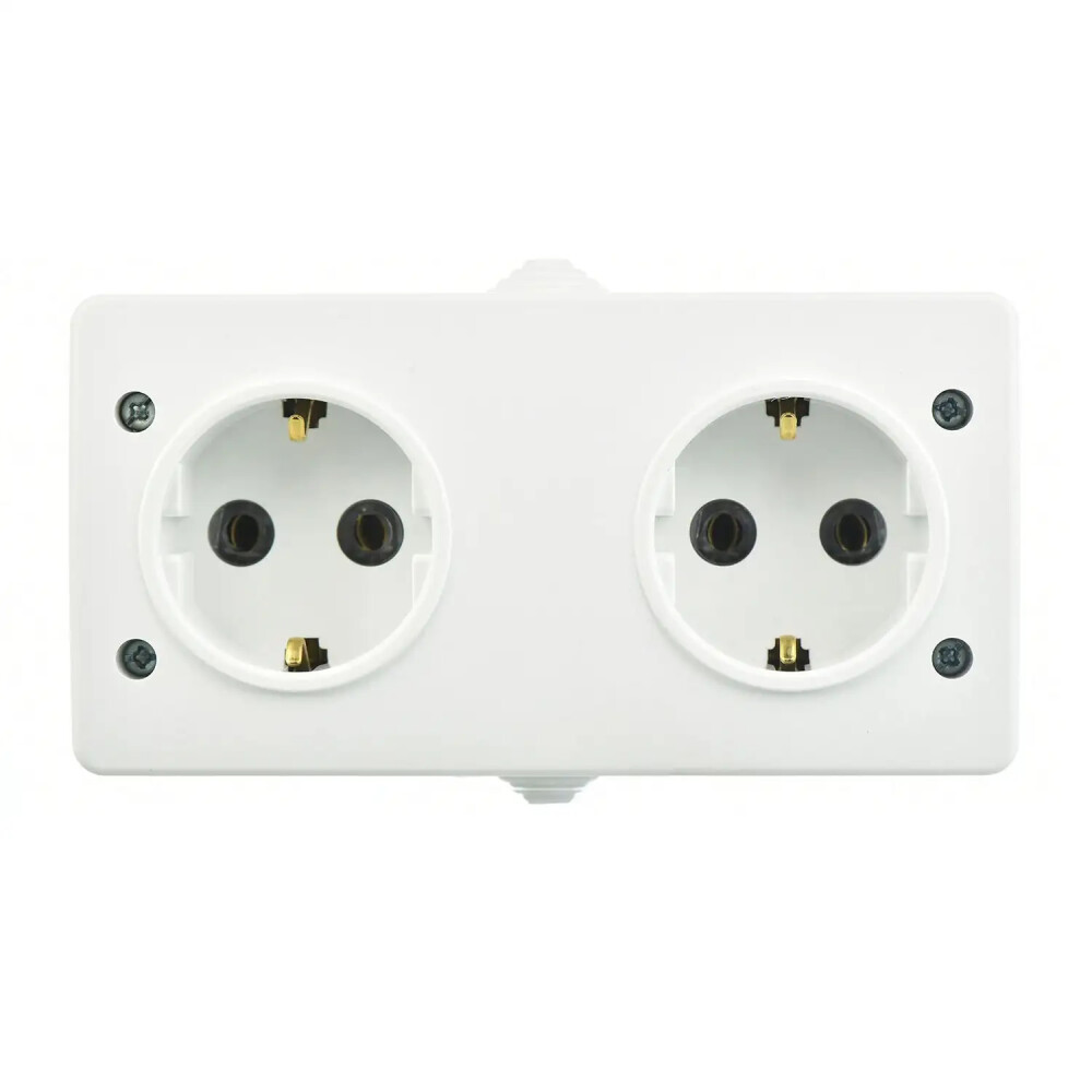 Fantasy Nemliyer İkili Grup (Kapaksız) (Top. Priz + Top. Priz), Beyaz - Günsan Elektrik