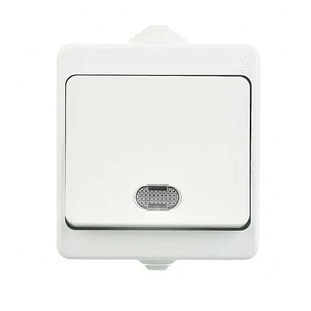 Fantasy Nemliyer Işıklı Anahtar, Beyaz - Günsan