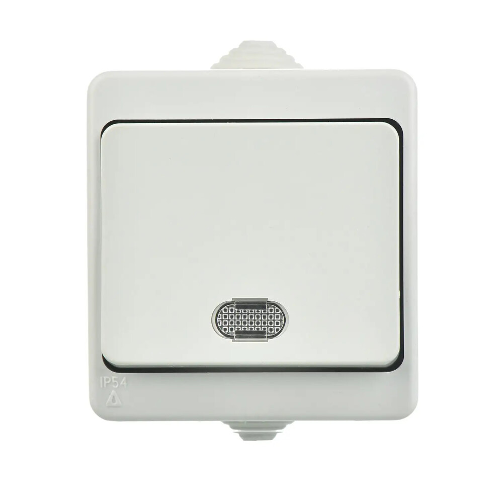 Fantasy Nemliyer Işıklı Anahtar, Gri - Günsan Elektrik