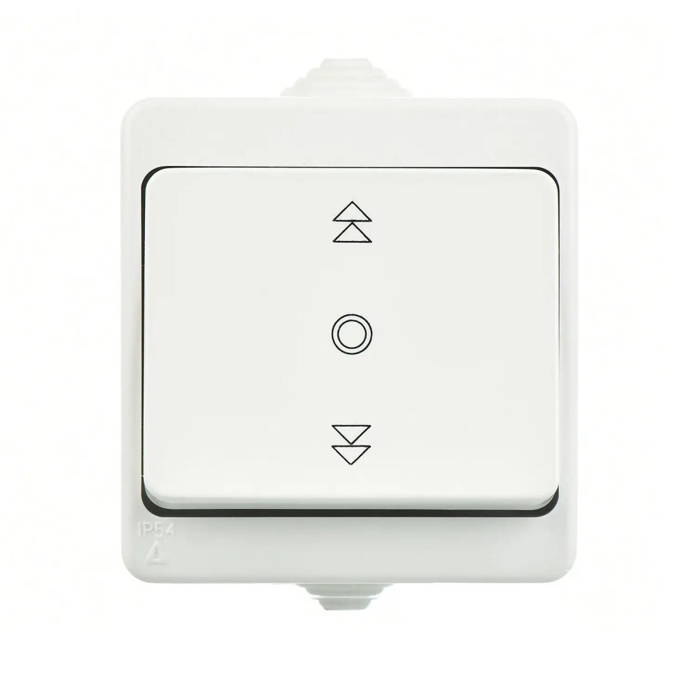Roller Blind Switch, White - Günsan Elektrik