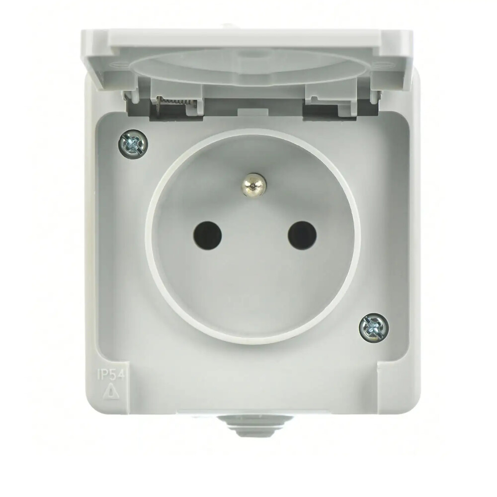 Fantasy Nemliyer Kapaklı UPS Priz, Gri - Günsan Elektrik