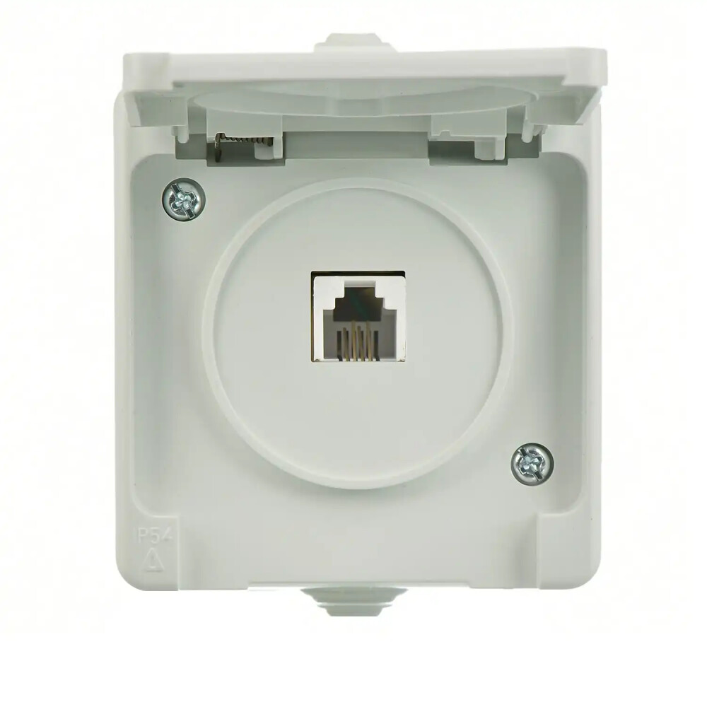 Fantasy Nemliyer Nümeris Telefon Prizi (Cat3), Gri - Günsan Elektrik