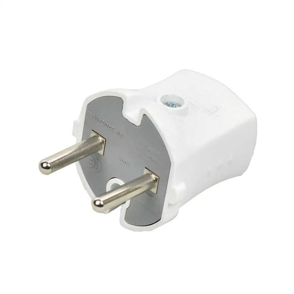 Fantasy Topraksız Erkek Fiş, Beyaz - Günsan Elektrik