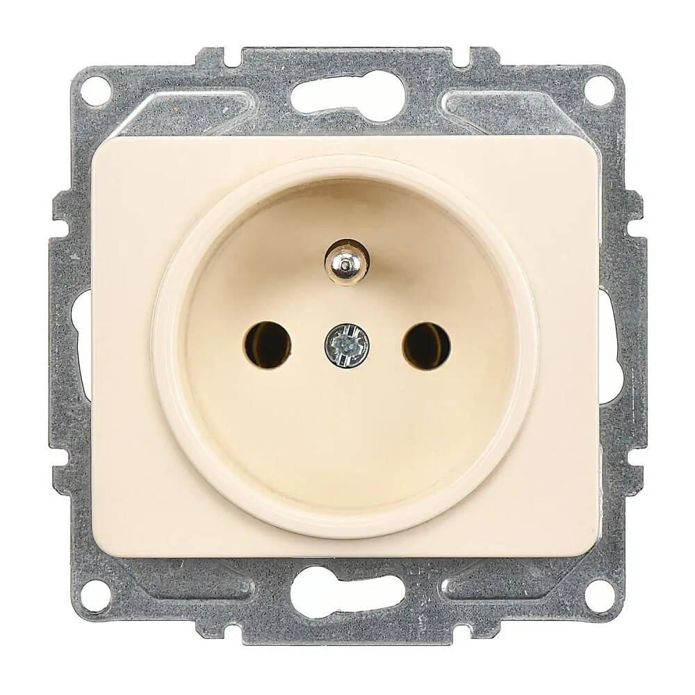 Fantasy UPS Priz (klipsli), Krem (Mekanizma + Tuş/Kapak) - Günsan Elektrik